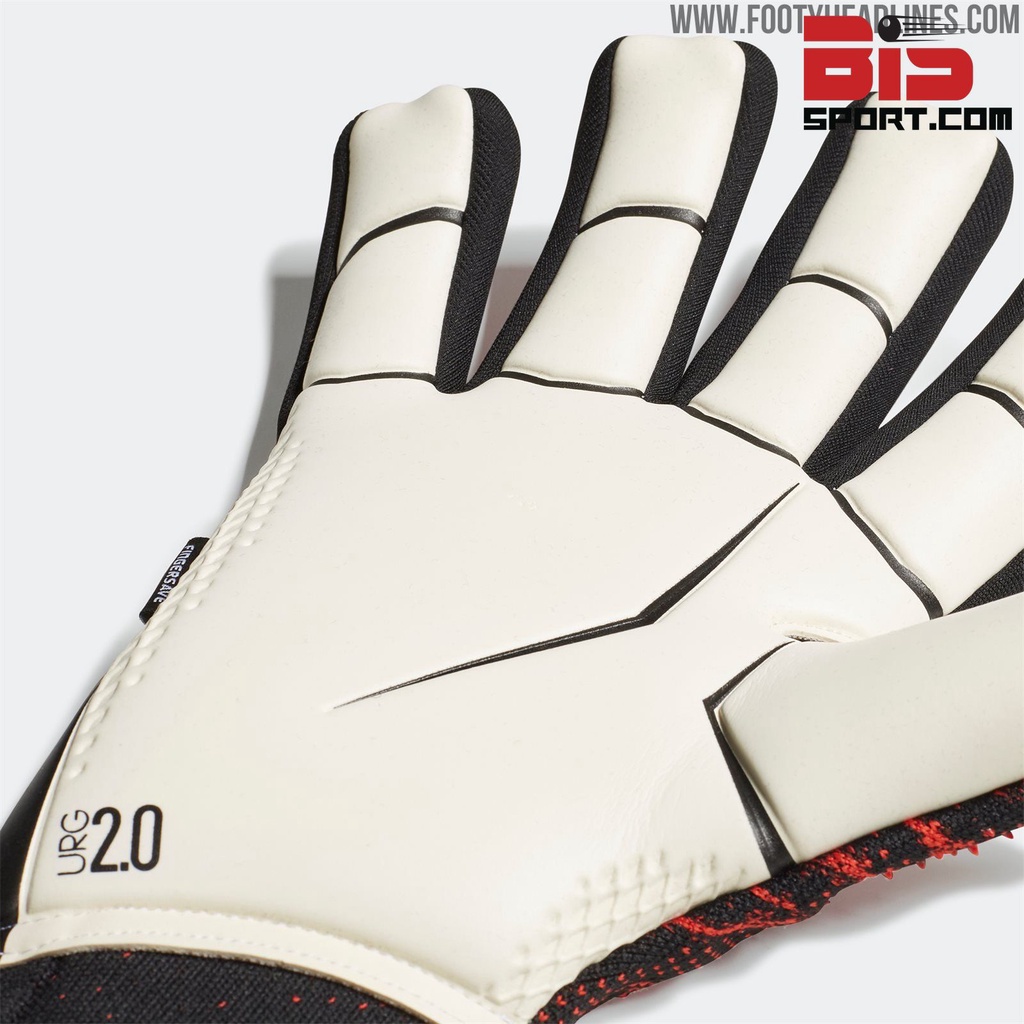 Găng Tay Thủ Môn Chuyên Nghiệp Adidas Predator Loại Gai Cao Cấp - Bắt Bóng Siêu Đỉnh - Màu Đỏ Đen