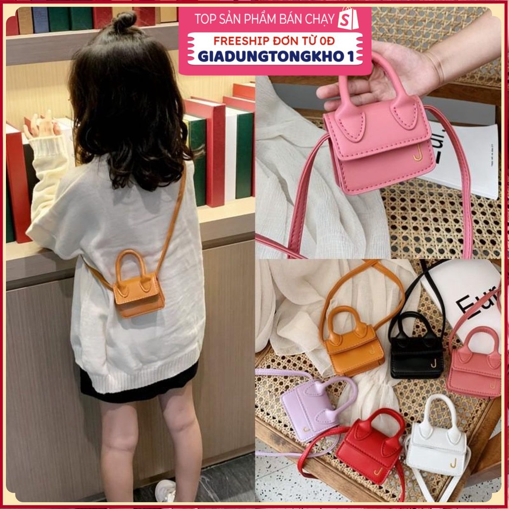 PVN53159 Túi Đeo Chéo Bằng Da Dễ Thương Dành Cho Bé Gái 1-3 Tuổi Giá Rẻ