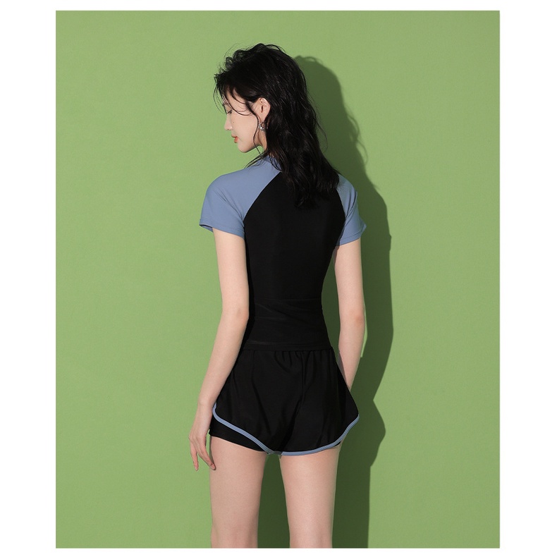 Bộ Đồ Bơi Hai Mảnh Kiểu Dáng Thể Thao Thời Trang Dành Cho Nữ