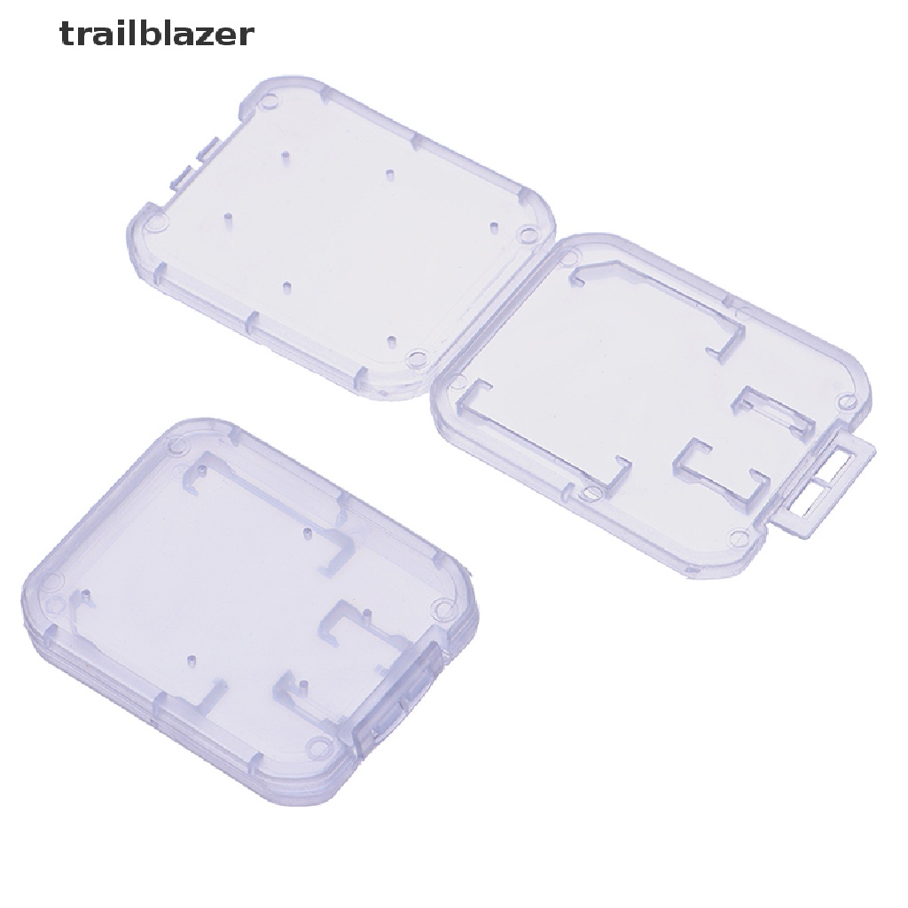 Set 10 Hộp Nhựa Trong Suốt Đựng Thẻ Nhớ Micro SD TF UIO