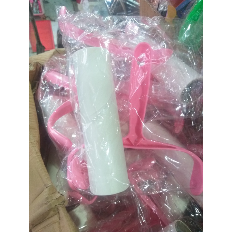 Cây lăn bụi bàn ghế, lông chó mèo 16cm - lõi giấy dùng để lăn dính, xé từng lớp
