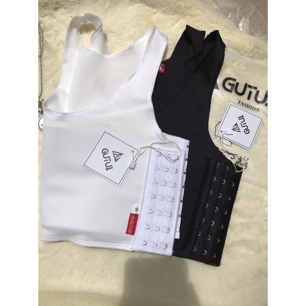 Combo 3 áo nịt không viền móc cài