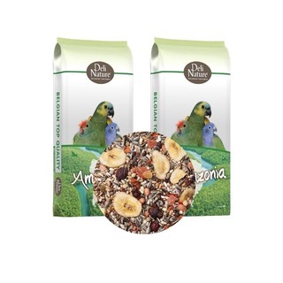 Hạt Trộn Dành Cho Vẹt Amazon và Pionus - Deli Nature Amazonias Park Amazonia Bổ Sung Dinh Dưỡng túi chiết lẻ 1kg