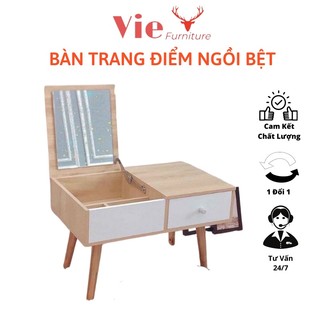 Bàn Trang Điểm 💗FREESHIP💗 Bàn Phấn Có Gương Gỗ MDF Cao Cấp Chịu Lực Cao - VIE FURNITURE