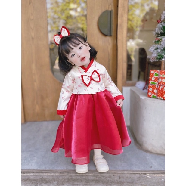 (anh that) hanbok cho bé, váy tết