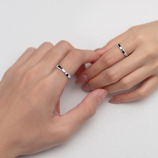 nhẫn đôi chéo nhám Choco jewelry