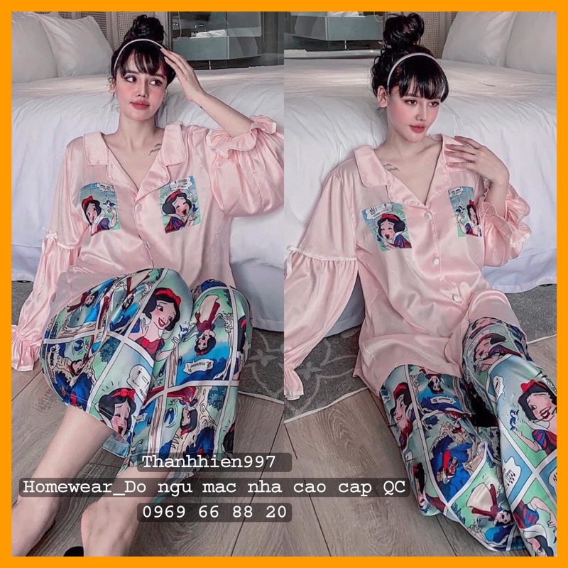 Bộ công chúa bạch tuyết hãng G U C C I lụa satin cao cấp quảng châu