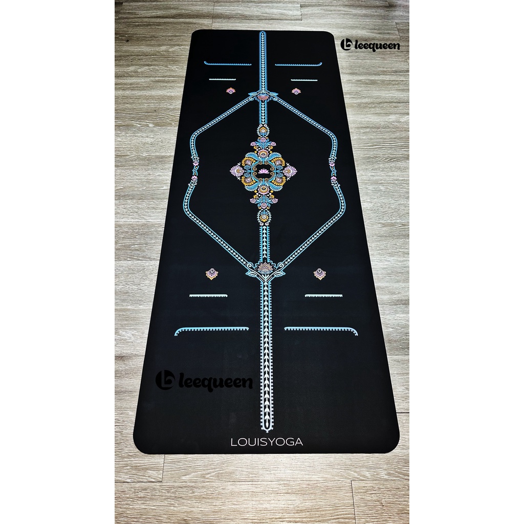 Thảm tập yoga cao su PU cao cấp LOUIS Diamond F23 chống trơn trượt, thấm hút mồ hôi, tặng túi đựng thảm cao cấp