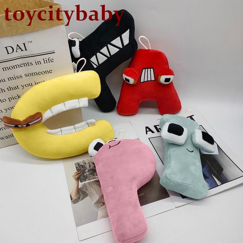 Thú Nhồi Bông Hình Chữ Cái Từ A Đến Z 20cm