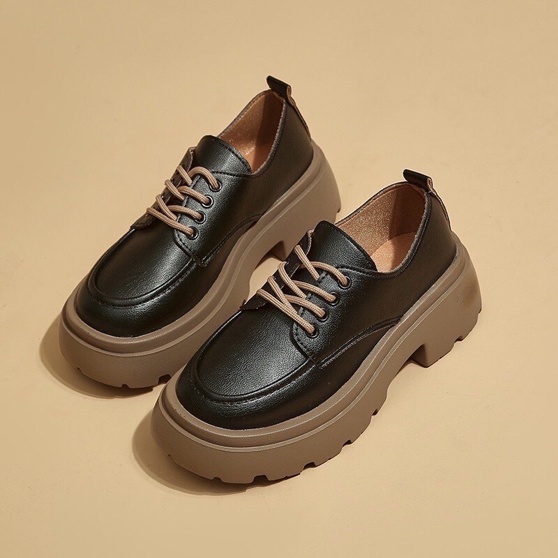 Giày Lolita đế cao 4cm phong cách vintage ulzzang FAROSA - TK28 chất da Pu mềm lên chân cực xinh