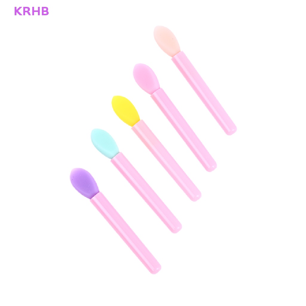 Set 10 Cọ Son Môi Bằng Silicone Tiện Dụng Chất Lượng Cao Mới