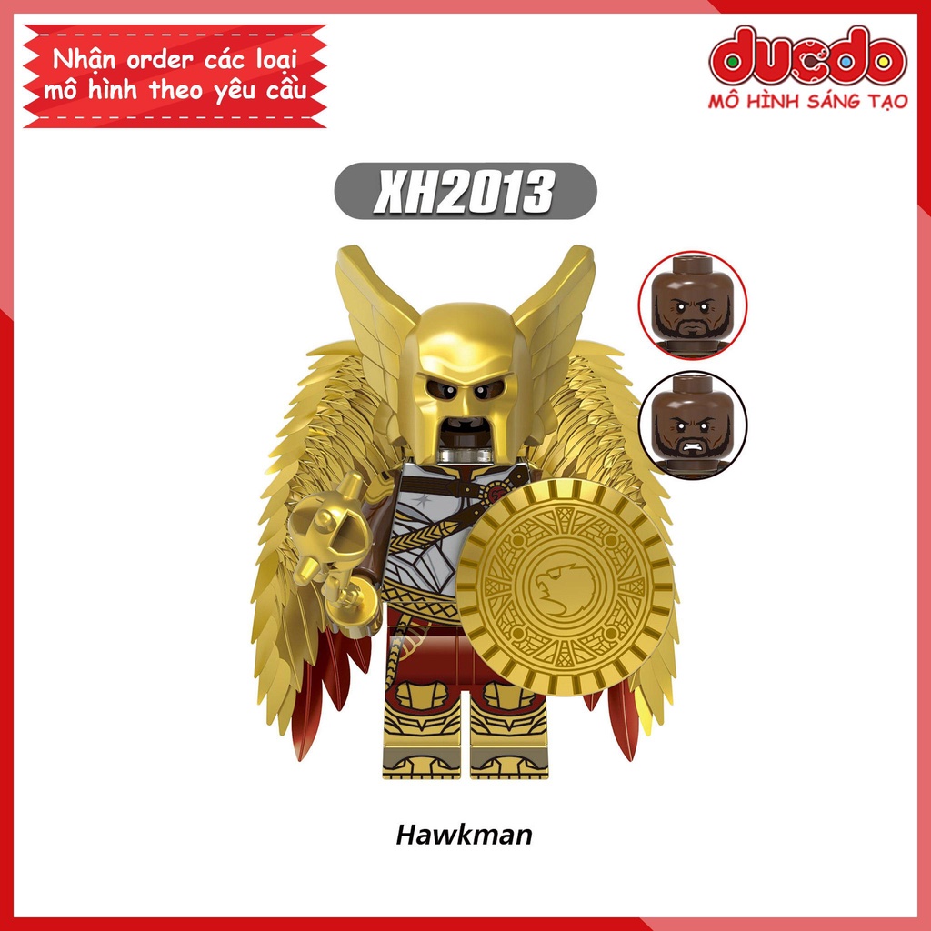 Minifigures Siêu anh hùng Black Adam & Justice Society - Đồ chơi Lắp ghép Xếp hình Mini Batman XINH X0349