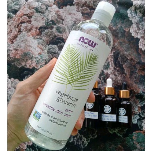 Dưỡng Ẩm Glycerin Cho Da Mặt Và Body Vegetable Glycerin Now