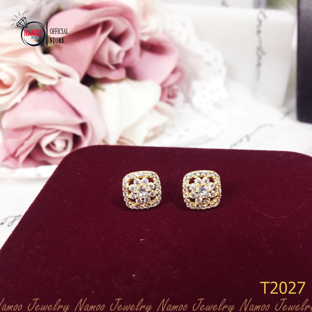 Bông Tai T2027 Đẹp Tinh Tế Thời Trang Cho Nữ Namoo Jewelry