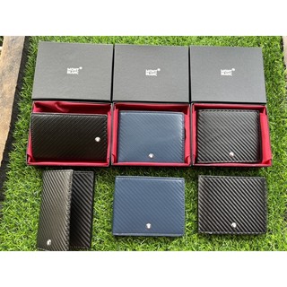 Ví MB da thật vân carbon fullbox