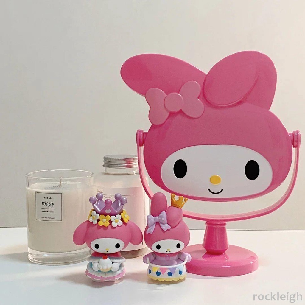 Sanrio Gương Trang Điểm Để Bàn Họa Tiết Hello kitty Dễ Thương