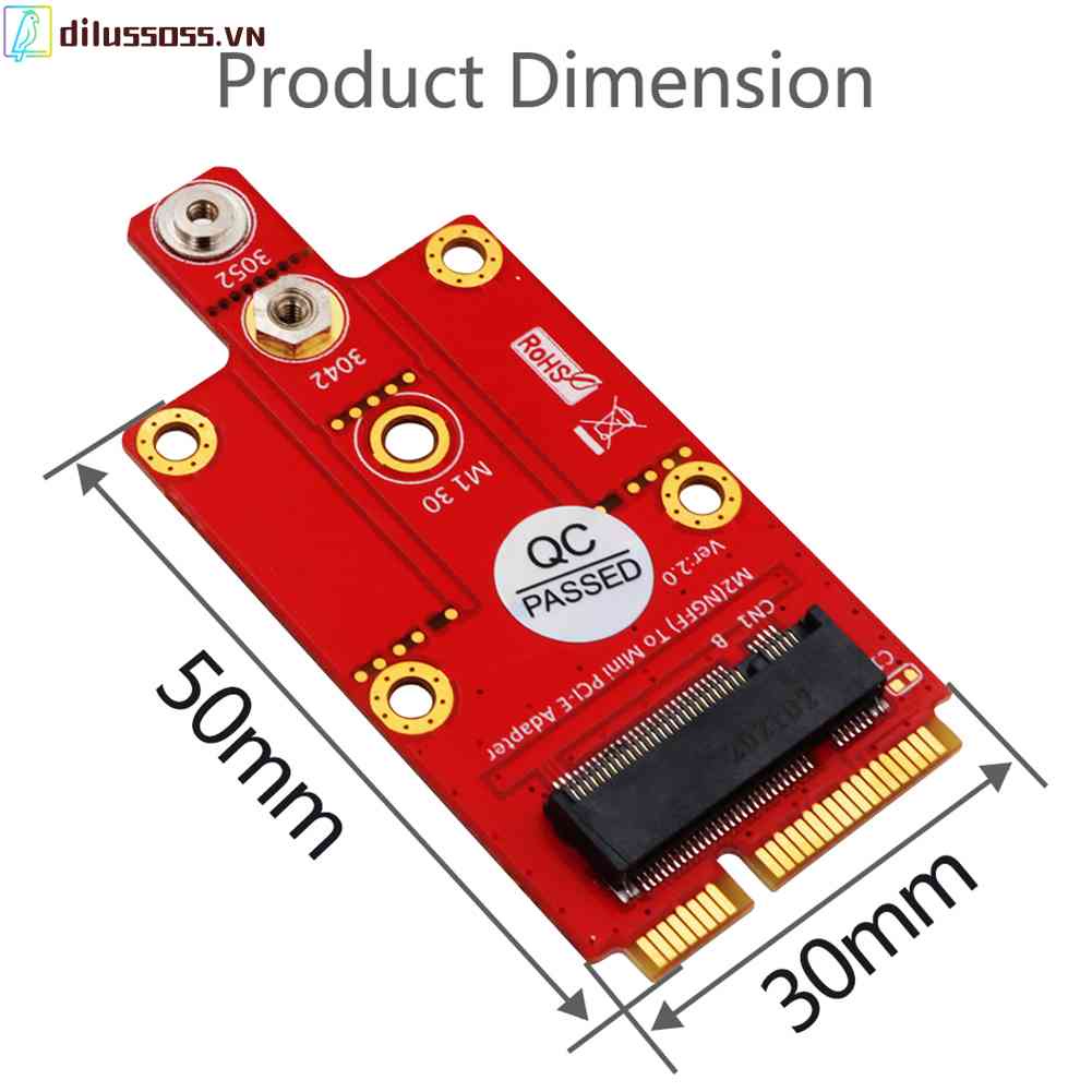Bộ ChuyểN ĐổI M.2 Key B Sang Mini PCIe NGFF Sang Mini PCI Cho Mô-Đun 3G 4G 5G