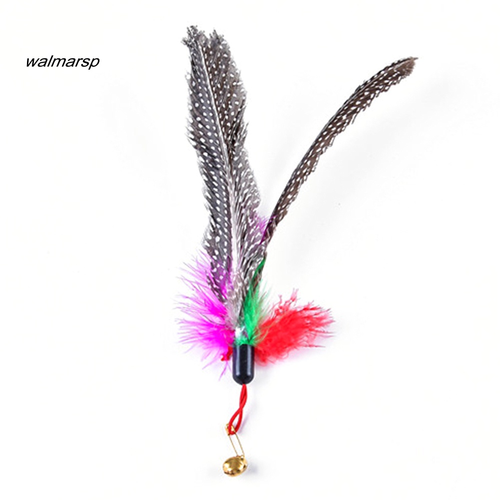 Gậy Lông Vũ Gắn Chuông Thay Thế Đồ Chơi Tương Tác Cho Mèo