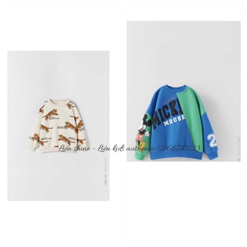 Áo nỉ cho bé size nhí