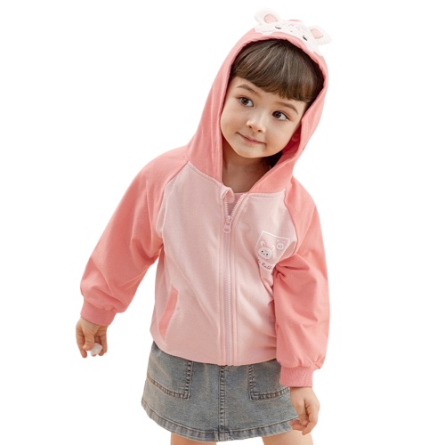 Áo khoác bé gái Bosskids in hình Thỏ Rabit Chất vải cao cấp sành điệu phong cách Hàn Quốc AKBG31123