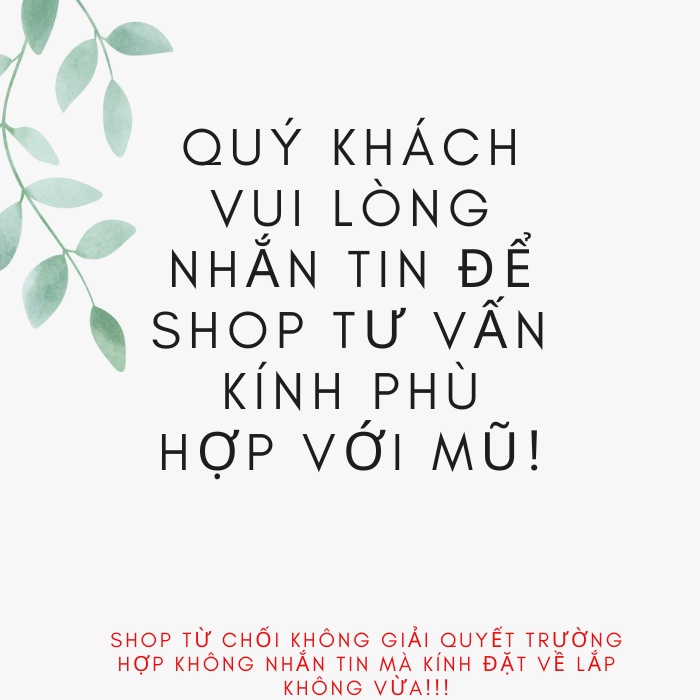 【TẶNG KÈM BỘ ỐC VÍT】Kính dài GRO gắn mũ nửa đầu và 3/4 đầu thay thế cho tất cả các thương hiệu mũ có trên thị trường xịn