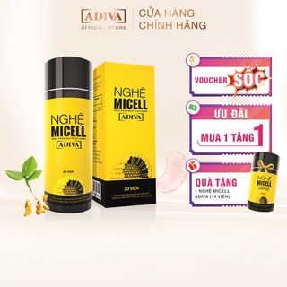 Nghệ micell adiva 30 viên tặng 1 nghệ micell adiva 14 viên
