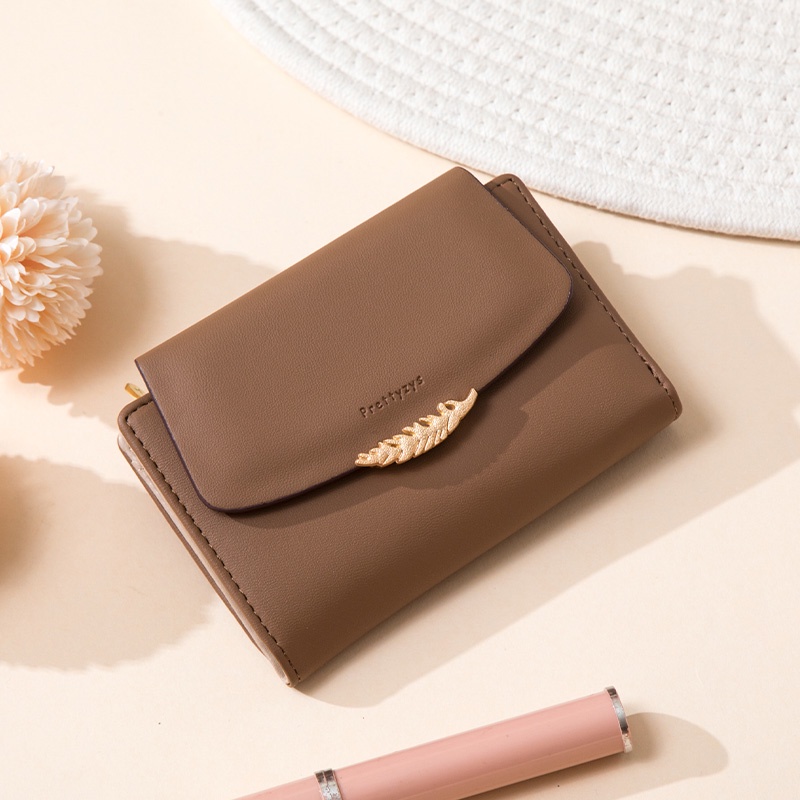 Ví Nữ Cầm Tay Có Khóa Kéo Thời Trang Giá Đỡ