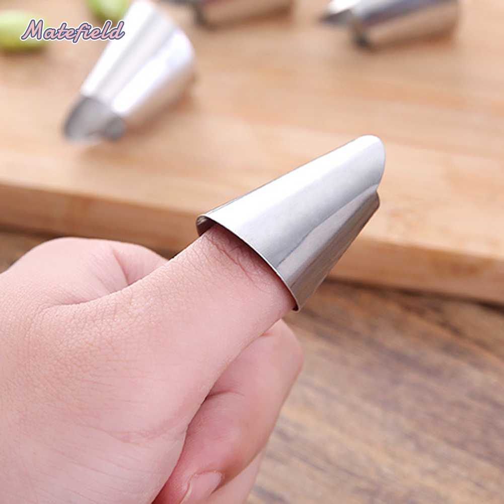 Dụng Cụ Bảo Vệ Ngón Tay Bằng Thép Không Gỉ Khi Tách Hạt / Đậ