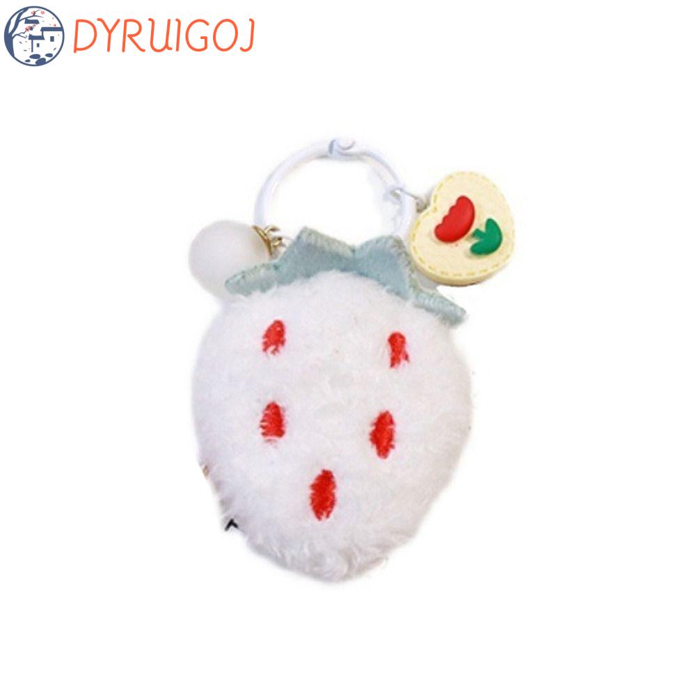 Móc Khóa Hình Quả Dâu Nhồi Bông Đáng Yêu Giá Đỡ