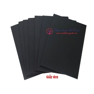 Giấy đen - Giấy viết chữ calligraphy đẹp