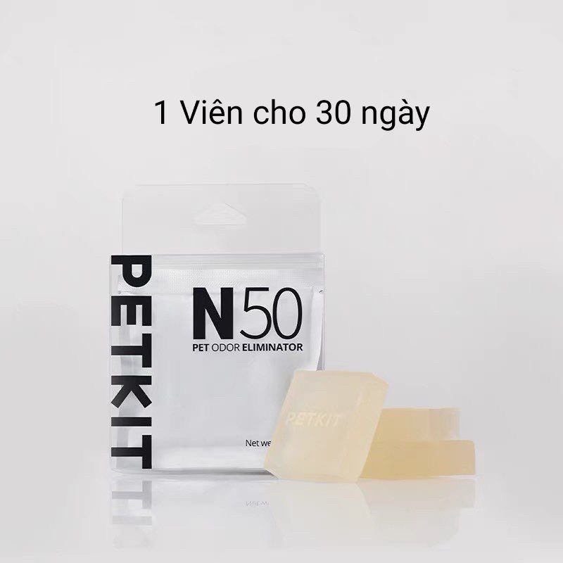 VIÊN SÁP DIỆT KHUẨN, KHỬ MÙI PETKIT N50 -HỘP 3 VIÊN