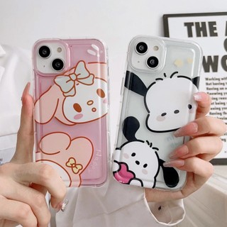 Ốp Điện Thoại Silicon TPU Mềm Trong Suốt Chống Sốc 3D Cho iPhone 11 12 13 14 Pro MAX 6 6S 7 8 Plus X XR XS MAX SE 2020 2022 11Pro