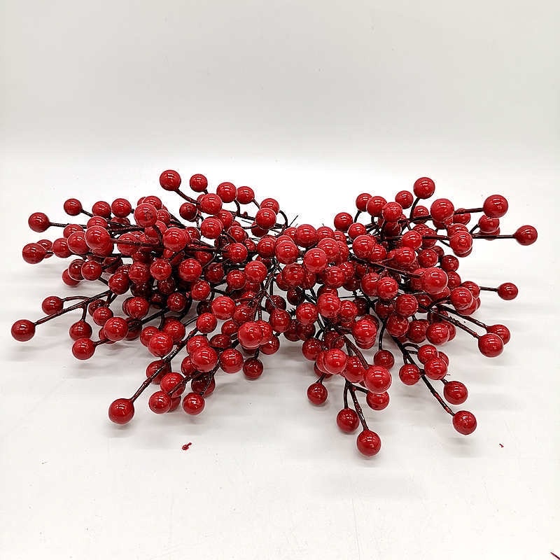 Đào Đông giả- 12 quả-dài 15cm. Trang trí Tết, Kết cây đào đông, làm sáp, oản cầu tài lộc