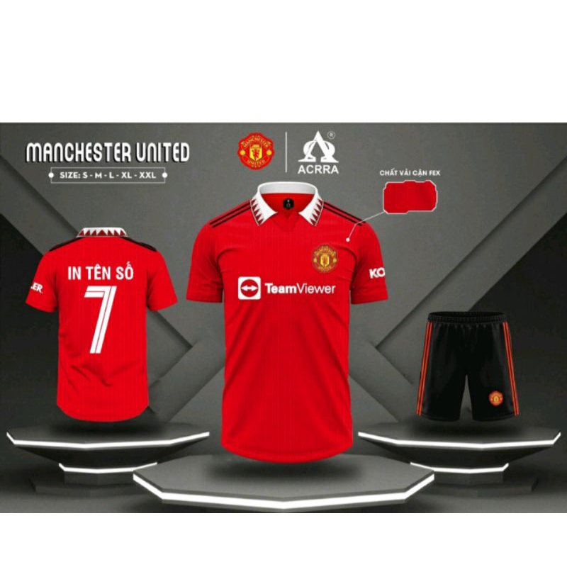 Cơ hội sở hữu sản phẩm (in lẻ, in đội) Bộ Quần Áo Thể Thao Bóng Đá Manchester United, .