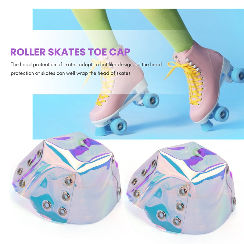 1 Cặp Nắp Trượt Patin Bảo Vệ Ngón Chân Bằng Nhựa PVC