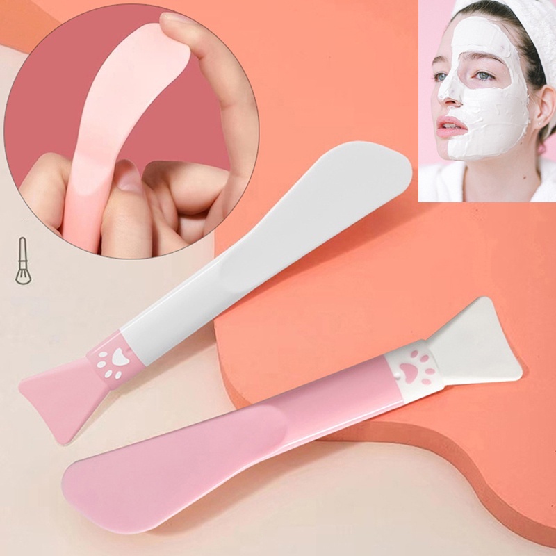 1 Cọ Silicone Hai Đầu Phết Mặt Nạ DIY