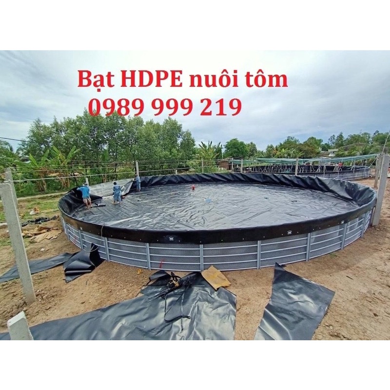 BAT LÓT BỜ, BA.T LO'T AO, HỒ BẰNG HDPE LOẠI 0.5mm(5zem) khổ 5m