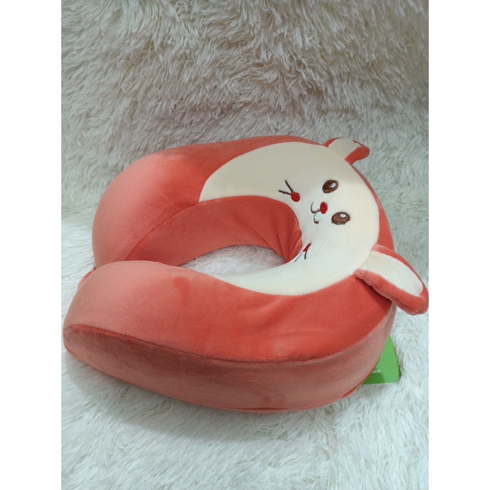 Gối kê cổ chữ U cho văn phòng, du lịch êm ái chống đau mỏi cổ
