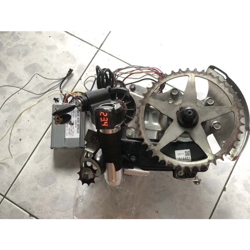 Máy Yamaha cao cấp lên sẳn tay ga dùng cho xe trợ lực và xe đạp điện Nhật bãi