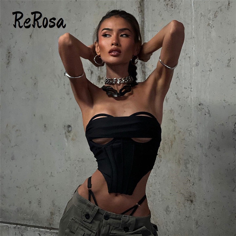 Áo Ống Mỏng Khoét Vai Thời Trang 2023 Cho Nữ