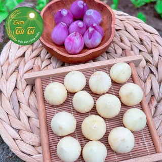 Hành Tím Nguyên Vỏ Lý Sơn - túi 1kg - Hàng nhập khẩu chính gốc