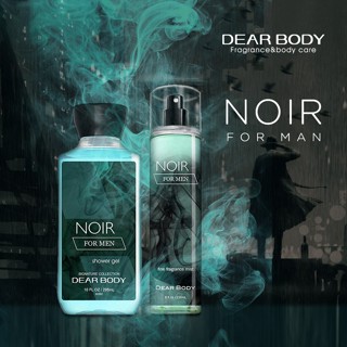  BODY MIST DÀNH CHO NAM NOIR FOR MEN - XỊT THƠM NAM TOÀN THÂN - DEAR BODY 236ml 