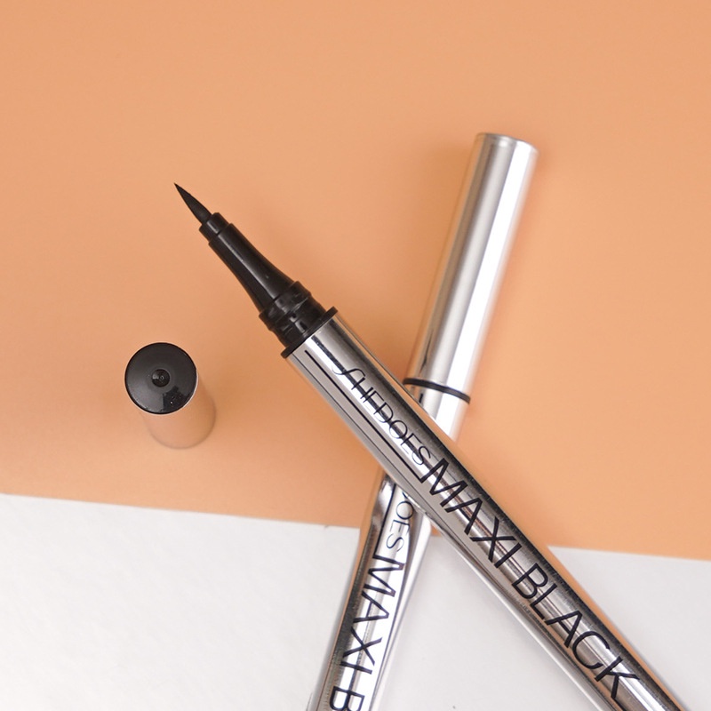 1 Bút Kẻ Mắt WEANIA Màu Đen Mượt Mà Chống Nước Chống Mồ Hôi Nhanh Khô Không Nhòe