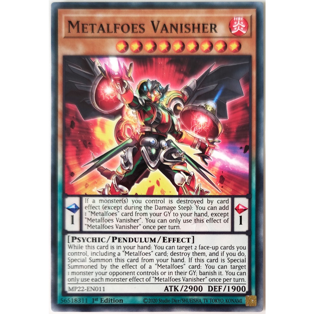 [Thẻ Yugioh] Metalfoes Vanisher |EN| Common