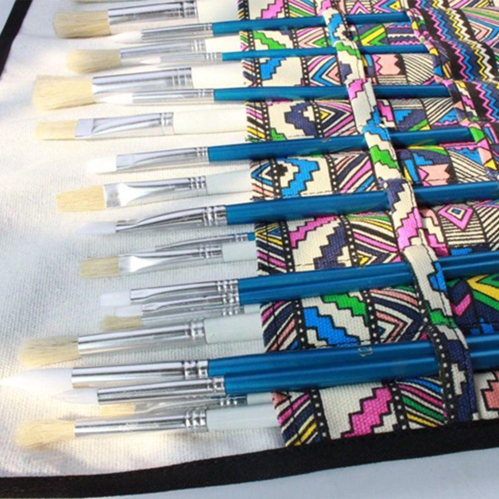 CHOOKEY Túi Cuộn Đựng Bút 20 Lỗ Ốp