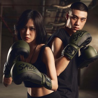 Găng Tay Boxing Saigon Savage - Olive/Black