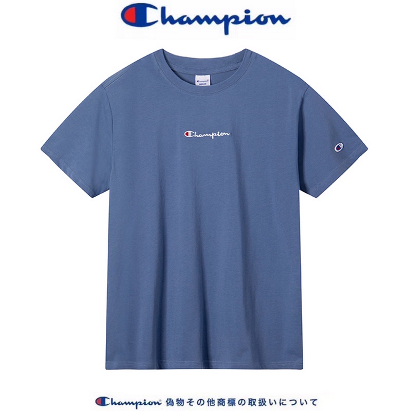 Áo Thun Tay Ngắn Dáng Rộng In Logo Champion Thời Trang Cho Cặp Đôi Lưng