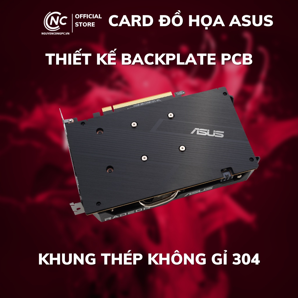 Card màn hình Asus DUAL RX 6500 XT O4G - BH 3 năm
