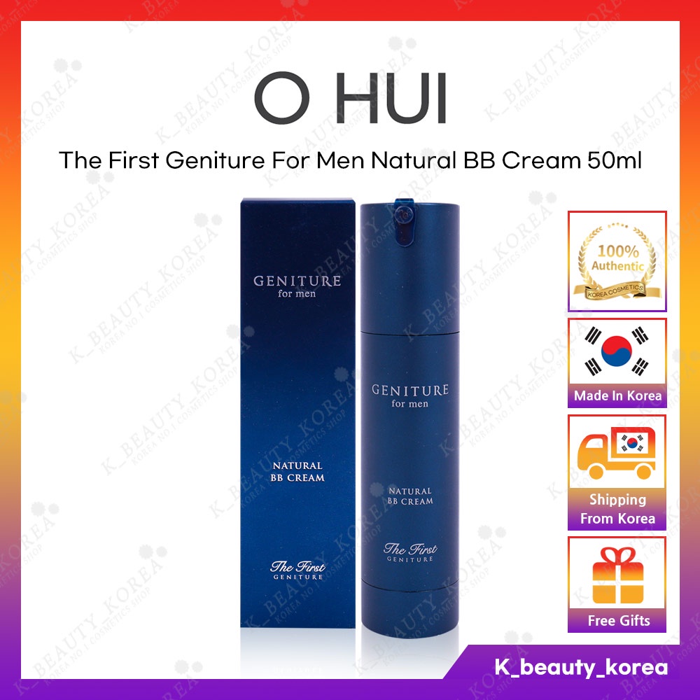 The First Geniture For Men Kem BB 50ml SPF50 + / PA + + + / Chống Nắng Tự Nhiên Cải Thiện Và Làm Trắng Da The First Geniture Cho Nam