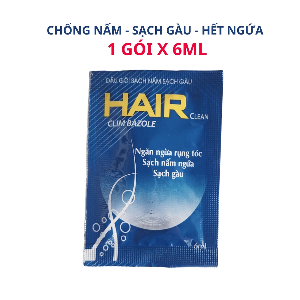 Dầu gội Hair clear sạch gàu sạch nấm gói 6ml